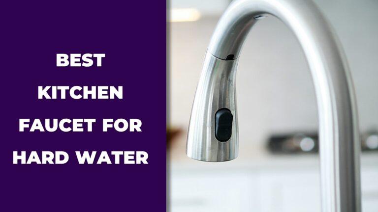 Selection of the best kitchen faucets designed for hard water use, showcasing different styles and finishes.