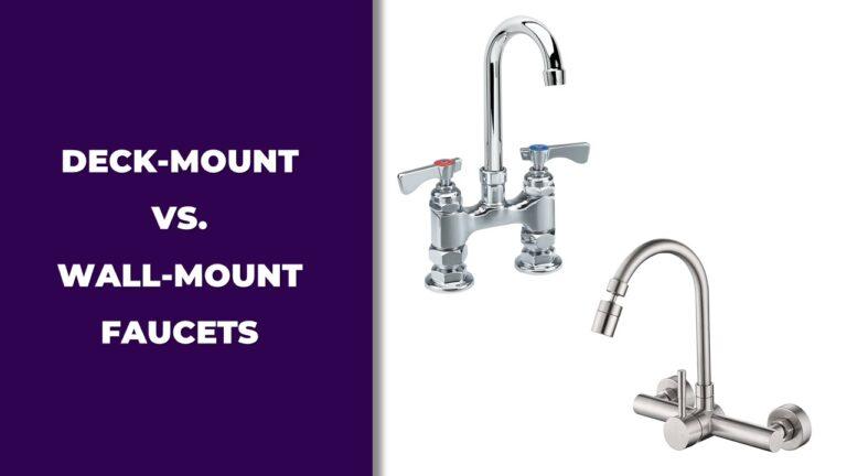 Deck-Mount vs. Wall-Mount Faucets